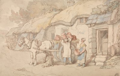 Lähtevä savenvalaja tekijältä Thomas Rowlandson