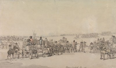Katsaus Blackheathiin, toukokuu 1785 tekijältä Thomas Rowlandson