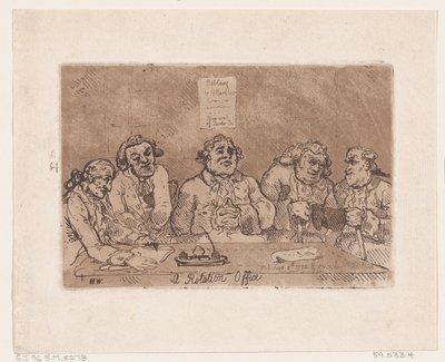 A Rotation Office, 8. kesäkuuta 1774, 8. kesäkuuta 1774. tekijältä Thomas Rowlandson