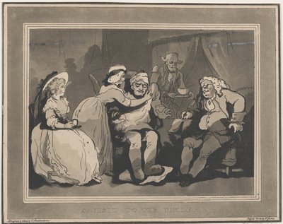 Vierailu sedän luo, 20. joulukuuta 1794, 20. joulukuuta 1794 tekijältä Thomas Rowlandson