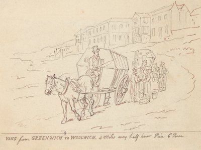 Albumin piirustus tekijältä Thomas Rowlandson