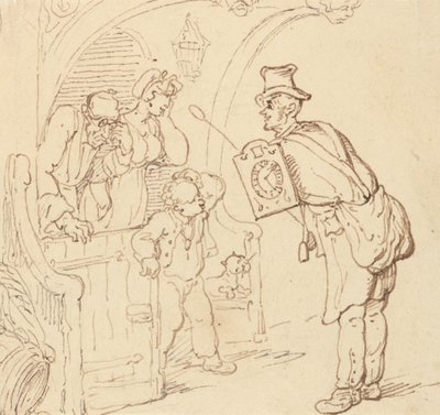 Albumin piirustus tekijältä Thomas Rowlandson