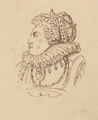 Albumin piirustus tekijältä Thomas Rowlandson