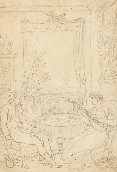 Albumin piirros tekijältä Thomas Rowlandson