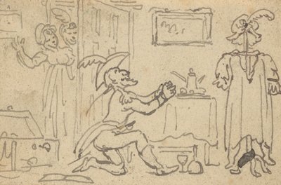 Albumin piirros tekijältä Thomas Rowlandson