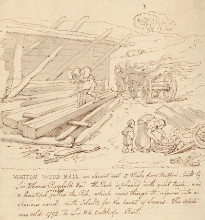 Albumin piirros tekijältä Thomas Rowlandson