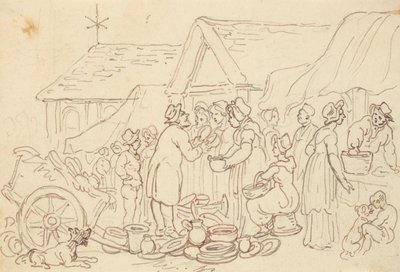 Albumin piirros tekijältä Thomas Rowlandson