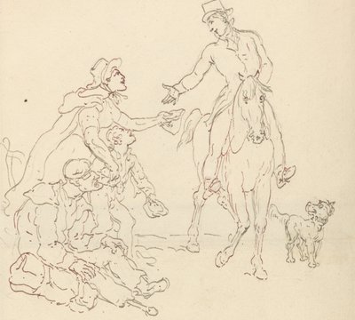 Albumin piirros tekijältä Thomas Rowlandson