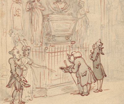 Albumin piirros tekijältä Thomas Rowlandson