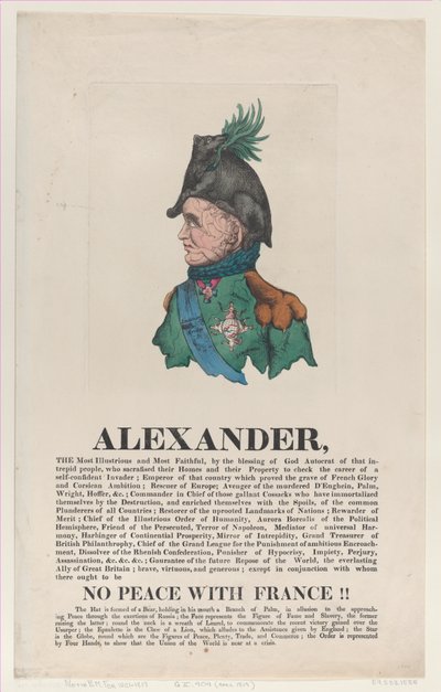 Aleksanteri, huhtikuu 1814, huhtikuu 1814. tekijältä Thomas Rowlandson