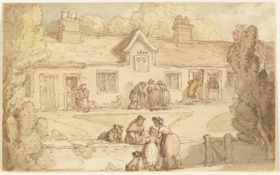 Alms House of Tottenham tekijältä Thomas Rowlandson