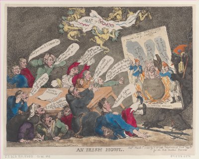 Irlantilainen huuto, 1. maaliskuuta 1799, 1. maaliskuuta 1799. tekijältä Thomas Rowlandson