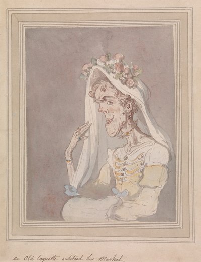Vanha Coquette ylitti markkinansa tekijältä Thomas Rowlandson
