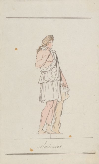 Antinous Aristaeuksen roolissa tekijältä Thomas Rowlandson