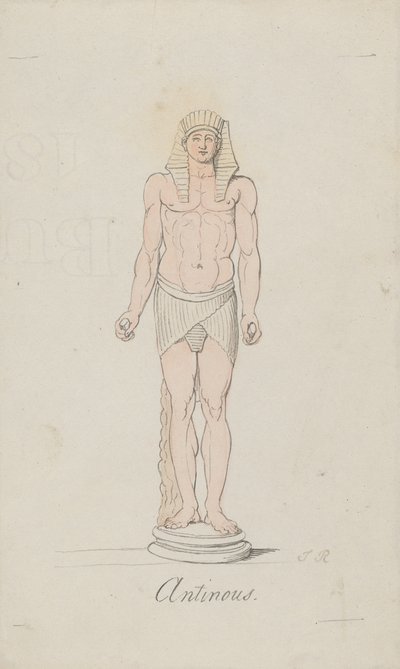 Antinous Osiriksena tekijältä Thomas Rowlandson