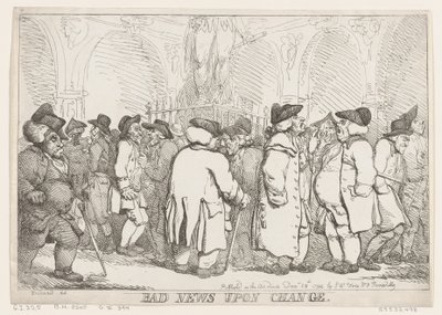 Huonoja uutisia muuttuessa, 28. joulukuuta 1794, 28. joulukuuta 1794. tekijältä Thomas Rowlandson