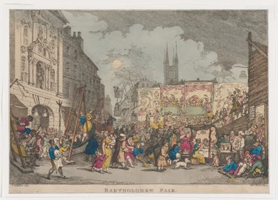 Bartolomeuksen messut, 1807, 1807. tekijältä Thomas Rowlandson