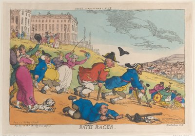 Bath Races, 20. marraskuuta 1810, 20. marraskuuta 1810. tekijältä Thomas Rowlandson