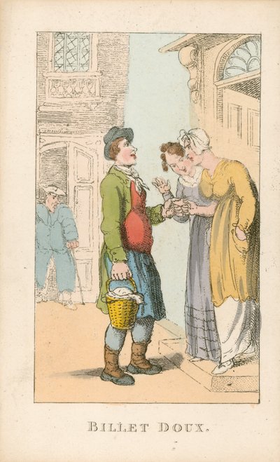 Pehmeä lippu tekijältä Thomas Rowlandson