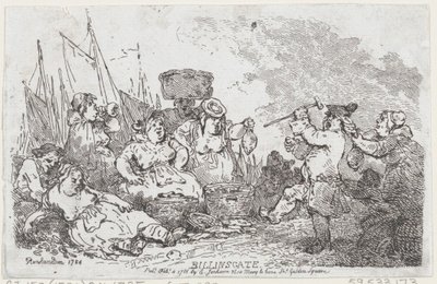 Billingsgate, 4. helmikuuta 1786, 4. helmikuuta 1786. tekijältä Thomas Rowlandson
