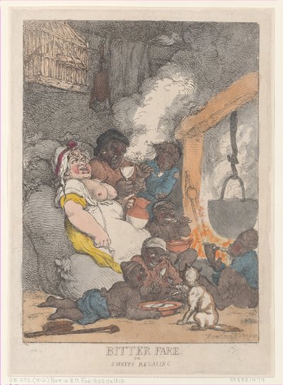 Bitter Fare or Sweeps Regaling, 1812, 1812. tekijältä Thomas Rowlandson