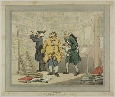 Kirjakauppias ja kirjailija tekijältä Thomas Rowlandson