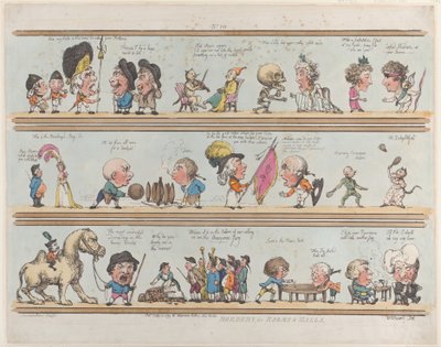 Borders for Rooms & Halls, levy 10, 10. heinäkuuta 1799., 10. heinäkuuta 1799. tekijältä Thomas Rowlandson