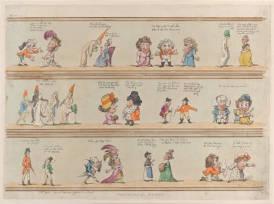 Huoneiden rajat, levy 4, 1. huhtikuuta 1799, 1. huhtikuuta 1799. tekijältä Thomas Rowlandson