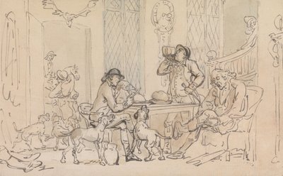Aamiainen ennen metsästystä tekijältä Thomas Rowlandson