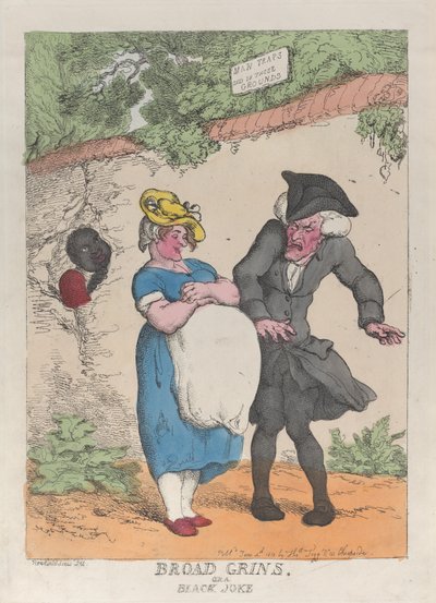 Broad Grins eli musta vitsi, 4.6.1812., 4.6.1812. tekijältä Thomas Rowlandson