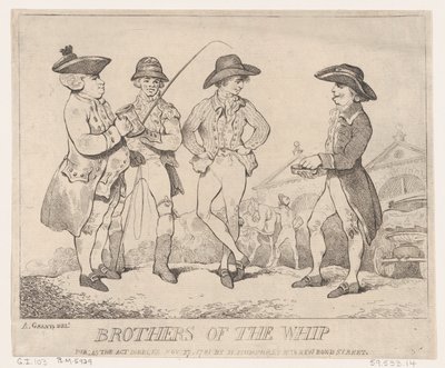 Brothers of the whip, 27. marraskuuta 1781., 27. marraskuuta 1781. tekijältä Thomas Rowlandson