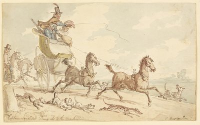 Kapteeni Squander Bang Up to the Mark tekijältä Thomas Rowlandson
