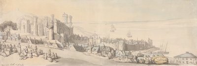 Carnarvonin linna, Pohjois-Wales tekijältä Thomas Rowlandson
