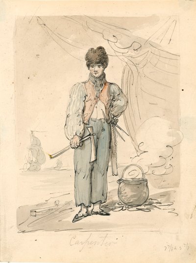 Puuseppä tekijältä Thomas Rowlandson