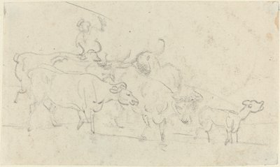 Nautakarja tekijältä Thomas Rowlandson