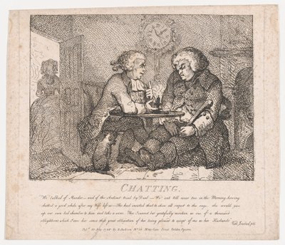 Chatting Picturesque Beauties of Boswell, Ensimmäinen osa, 30. toukokuuta 1786, 30. toukokuuta 1786. tekijältä Thomas Rowlandson