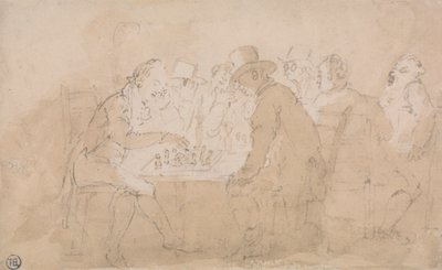 Shakin pelaajat tekijältä Thomas Rowlandson