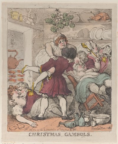 Christmas Gambols, 30. marraskuuta 1812, 30. marraskuuta 1812. tekijältä Thomas Rowlandson
