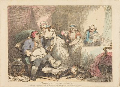 Mukavuutta kihtiä sairastaville tekijältä Thomas Rowlandson
