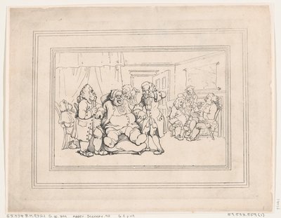 Bathin mukavuudet, kuvalaatta 1 tekijältä Thomas Rowlandson