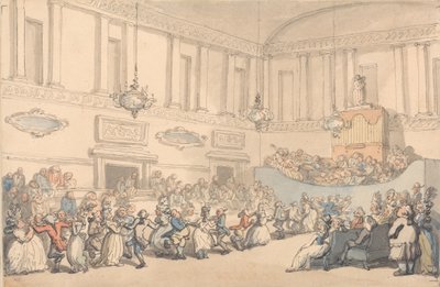 Bathin nautinnot: Tanssiaiset tekijältä Thomas Rowlandson