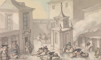Bathin mukavuudet: Bath tekijältä Thomas Rowlandson