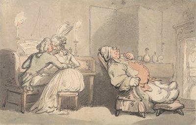 Kylpyammeen mukavuudet: Musiikkimestari tekijältä Thomas Rowlandson