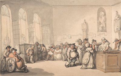 Kylpylän nautinnot: Pump Room tekijältä Thomas Rowlandson