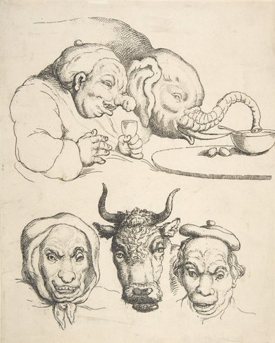 Vertaileva anatomia, 1800-25, 1800-25. tekijältä Thomas Rowlandson