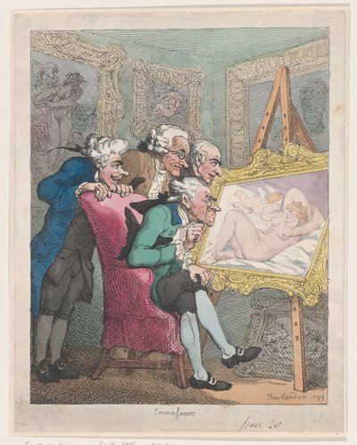 Connoisseurs, 20. kesäkuuta 1799, 20. kesäkuuta 1799. tekijältä Thomas Rowlandson