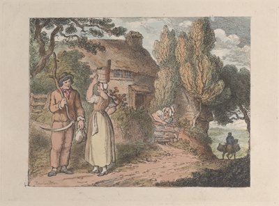 Cornwall, Overlooker, Views in Cornwall, 1812., 1812. tekijältä Thomas Rowlandson