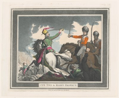 Cut Two & Right Protect, 1. syyskuuta 1798, 1. syyskuuta 1798. tekijältä Thomas Rowlandson