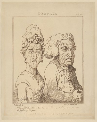 Epätoivo, 21. helmikuuta 1800., 21. helmikuuta 1800. tekijältä Thomas Rowlandson