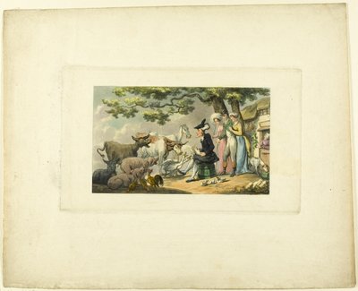 Doctor Syntax Drawing After Nature, The Tour of Doctor Syntax tekijältä Thomas Rowlandson